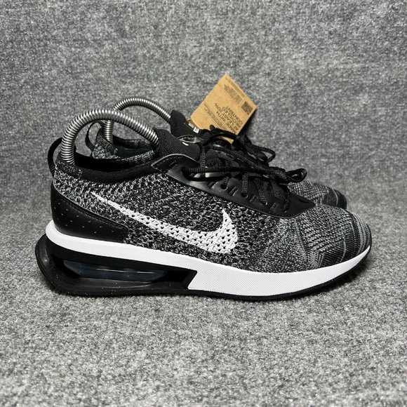 Nike Shoes - Nike Air Max Flyknit Racer Shoes Womens 7.5 Black White DM9073-001 NEW